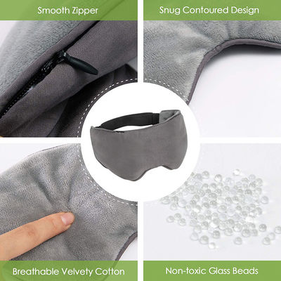 Adjustable Weighted Eye Cover For Women / Soft Breathable Cotton Eye Cover